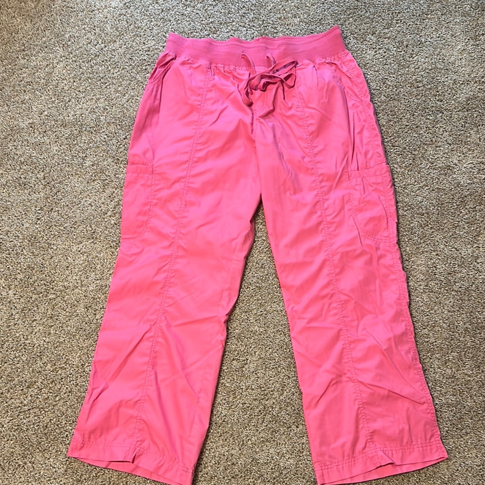 Women’s Pink Scrub Pants, size XL, Peaches Brand